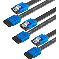 Cable SATA III- BENFEI 3 Unidades 6 Gbps- 45.7cm Cable para Disco Duro SATA- SSD- Controlador de CD- grabadora de CD…